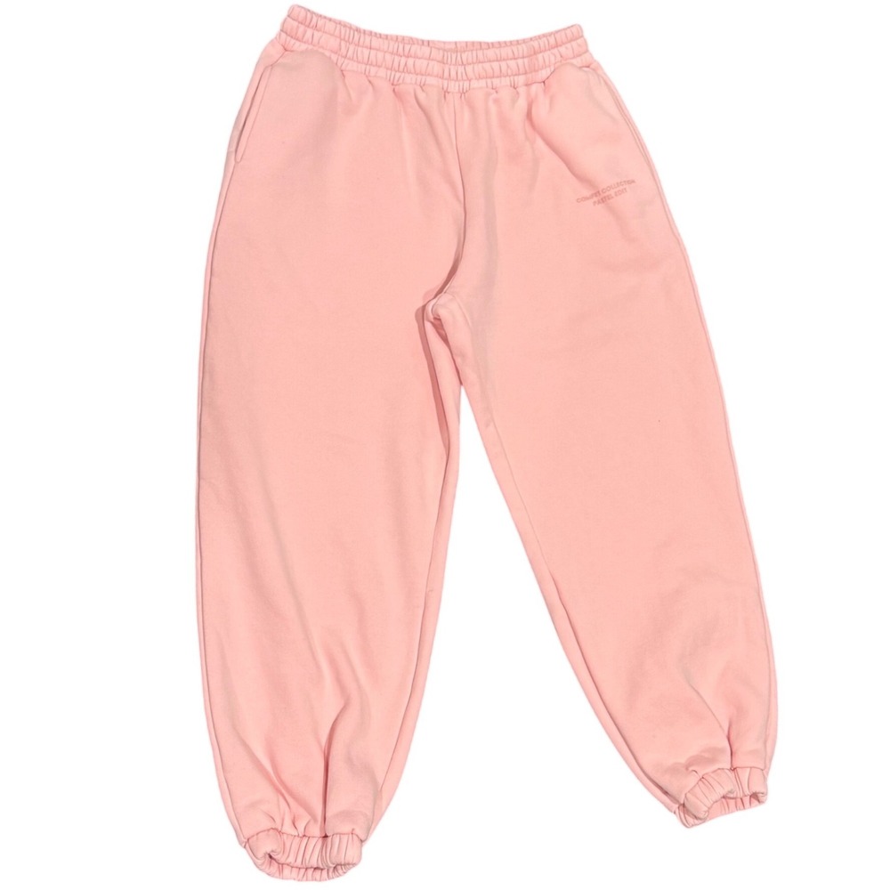 Comfrt Sweatpants Unisex XL Pink Excellent Pastel Edit Joggers Fleece Pockets